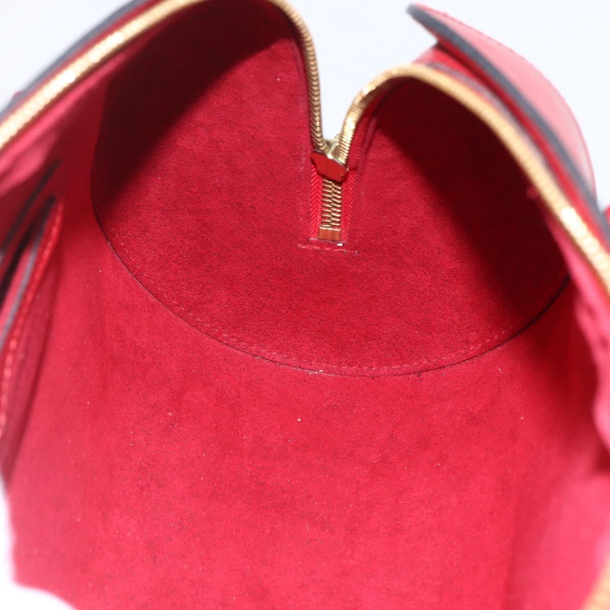 Louis Vuitton LOUIS VUITTON Epi Soufflot Hand Bag Red M52227 LV Authentic mr1713V