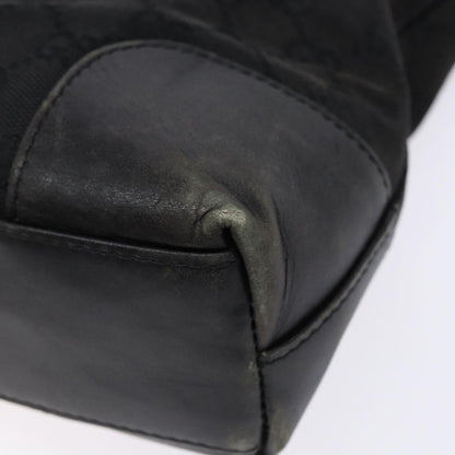 Gucci GUCCI GG Canvas Shoulder Bag Black Gold 33900 Authentic 139189A