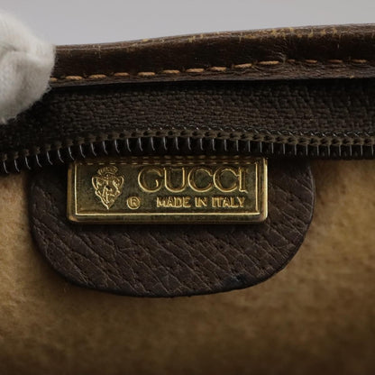 Gucci GUCCI GG Supreme Clutch Bag PVC Beige Authentic yk16830