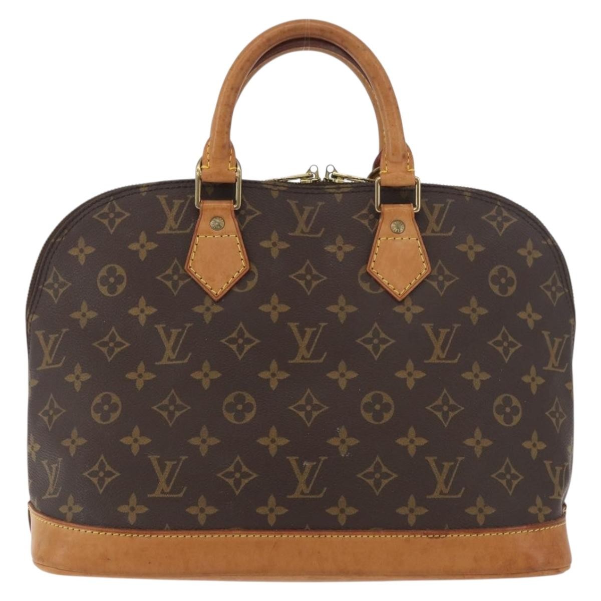 Louis Vuitton LOUIS VUITTON Monogram Alma Hand Bag M51130 LV Authentic 144200