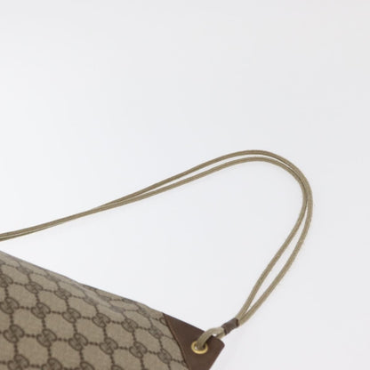 Gucci GUCCI GG Supreme purse Shoulder Bag PVC Beige Gold 97 19 302 Authentic 177502
