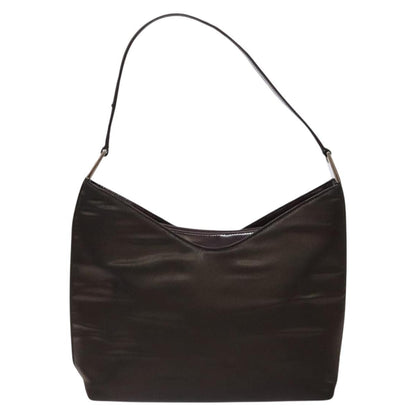 Gucci GUCCI Shoulder Bag Nylon Brown Silver 001 3017 Authentic 135184