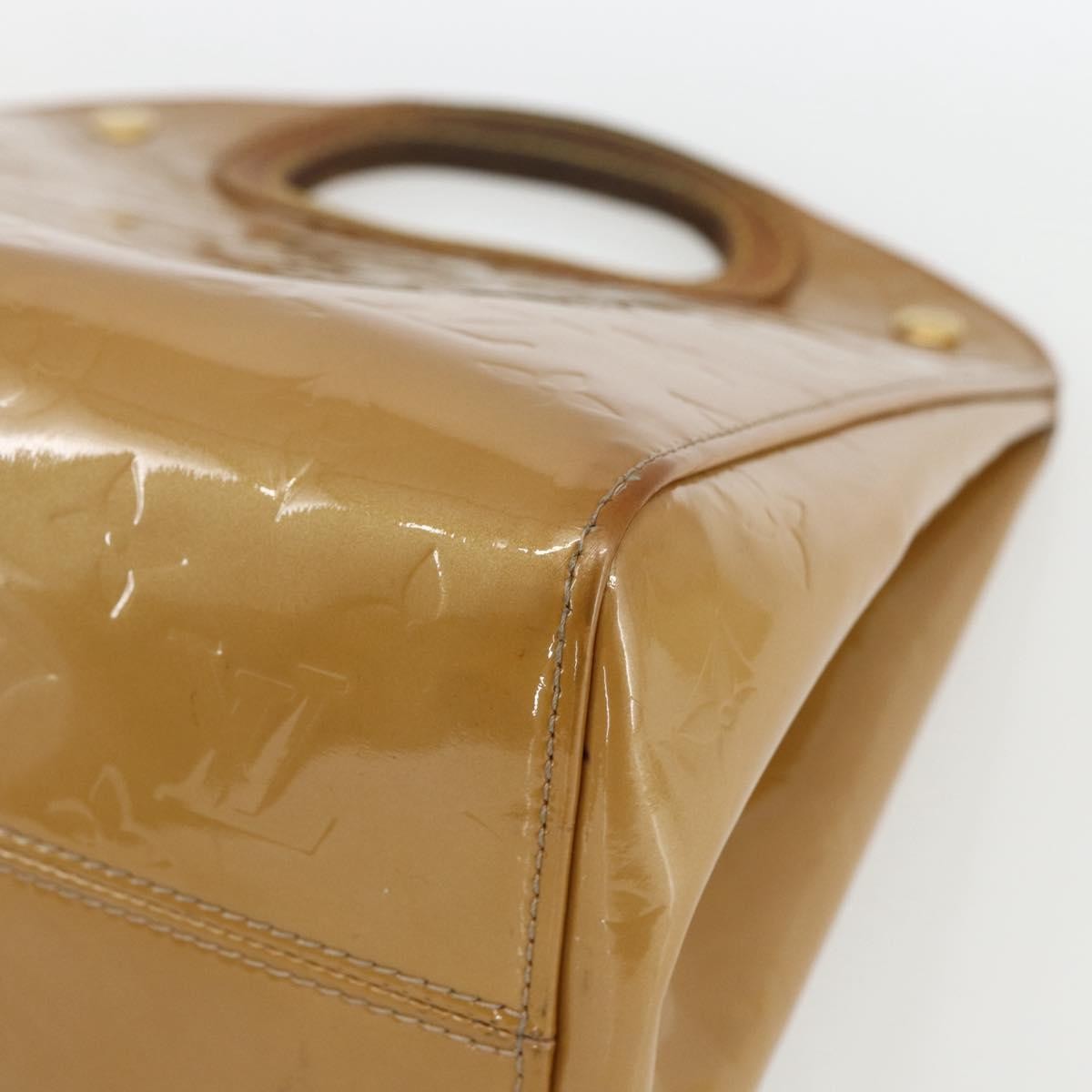 Louis Vuitton LOUIS VUITTON Monogram Vernis Maple Drive Bag Noisette M91376 LV Authentic 169608