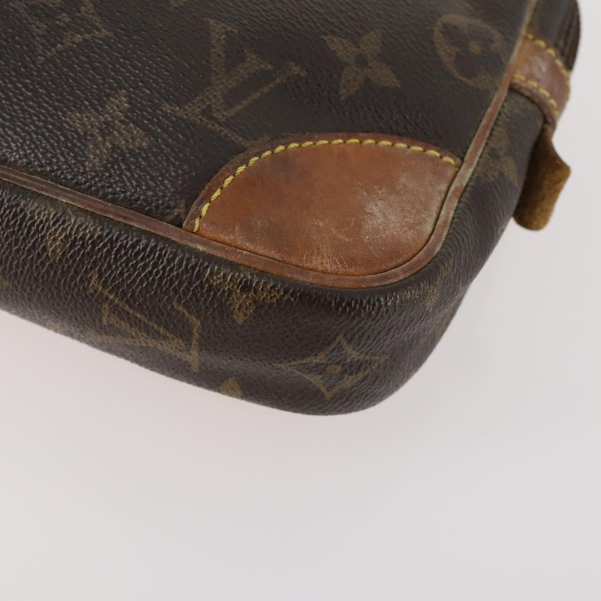 Louis Vuitton LOUIS VUITTON Monogram Pouch Clutch Bag 2 Set LV Authentic bs34068