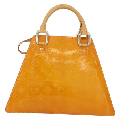 Louis Vuitton LOUIS VUITTON Monogram Vernis Forsyth Hand Bag Jaune M91112 LV Authentic mr2024