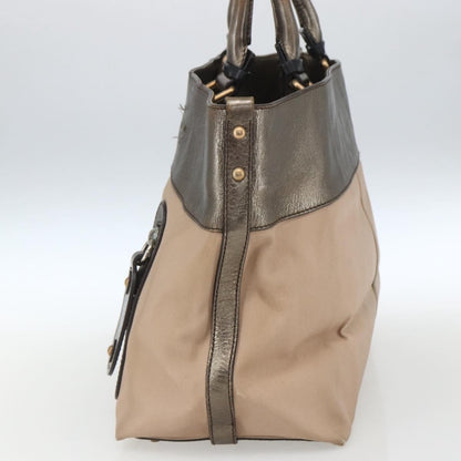 Chloé Chloé Chloe Tote Bag PVC Leather Gold Authentic 162332