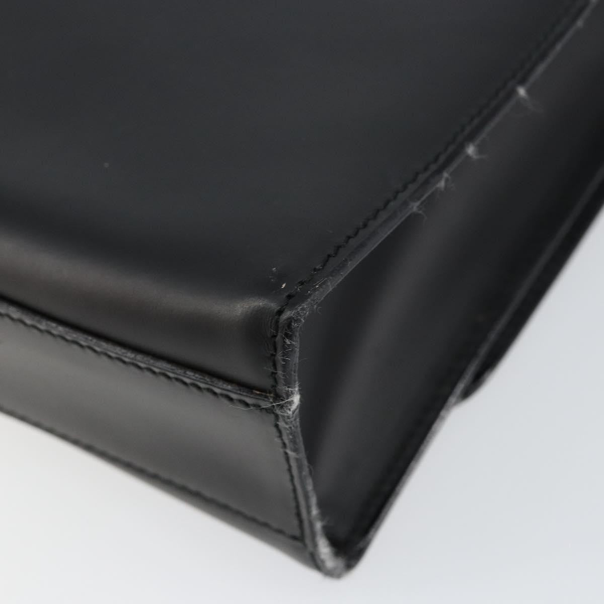 Gucci GUCCI Shoulder Bag Leather Black Silver 001 3064 Authentic 146004