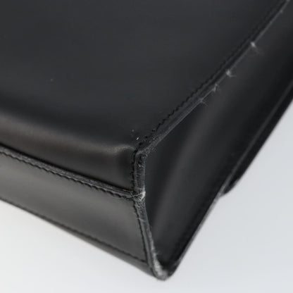 Gucci GUCCI Shoulder Bag Leather Black Silver 001 3064 Authentic 146004