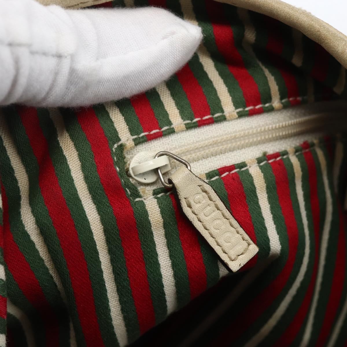 Gucci GUCCI GG Canvas Tote Bag Beige Gold 169946 Authentic BA9932
