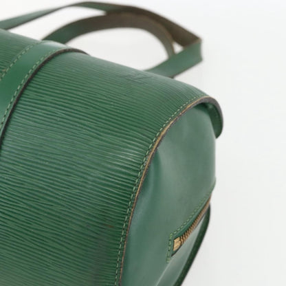 Louis Vuitton LOUIS VUITTON Epi Soufflot Hand Bag Green M52224 LV Authentic 170774