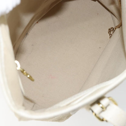 Louis Vuitton LOUIS VUITTON Monogram Mini Lin Bucket PM Shoulder Bag Dunne M95316 Authentic 153514