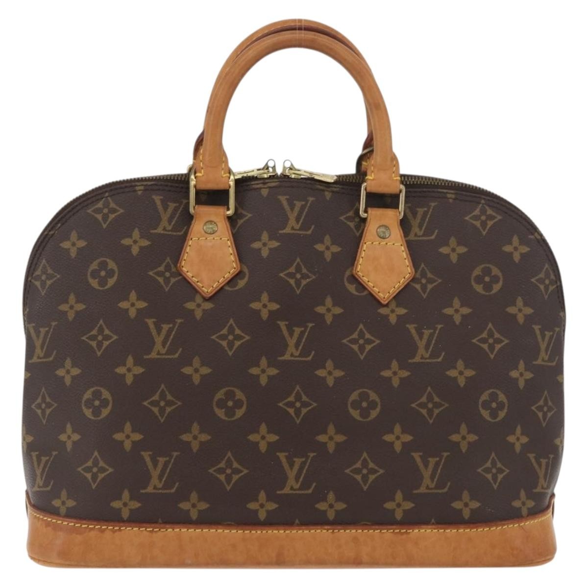 Louis Vuitton LOUIS VUITTON Monogram Alma Hand Bag M51130 LV Authentic 144200