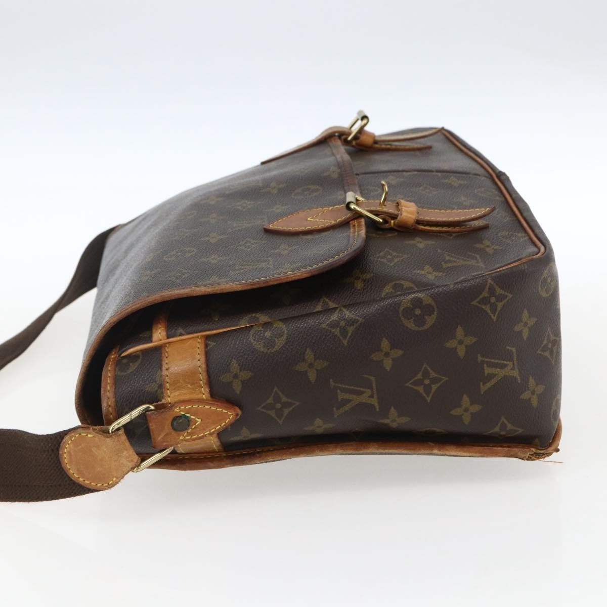 Louis Vuitton LOUIS VUITTON Monogram Gibeciere GM Shoulder Bag M42246 LV Authentic ka2622