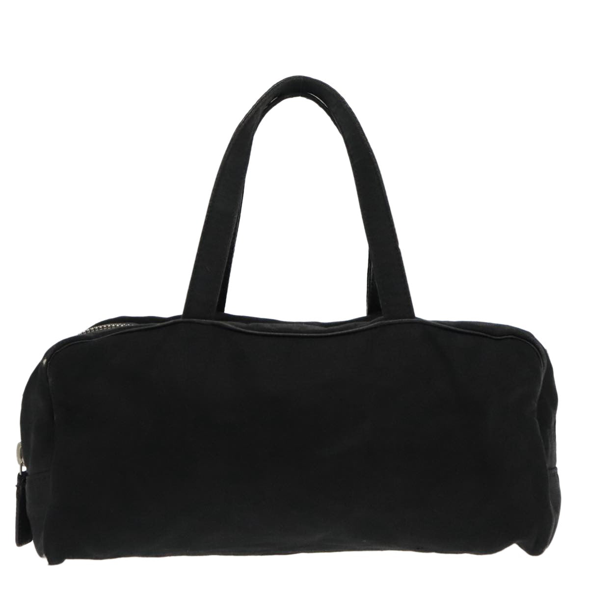 Fendi FENDI Hand Bag Cotton Nylon Black Silver Authentic ti2136
