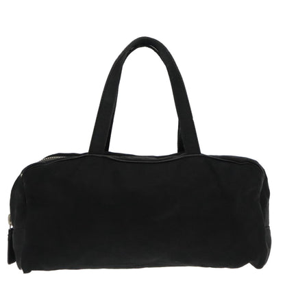 Fendi FENDI Hand Bag Cotton Nylon Black Silver Authentic ti2136