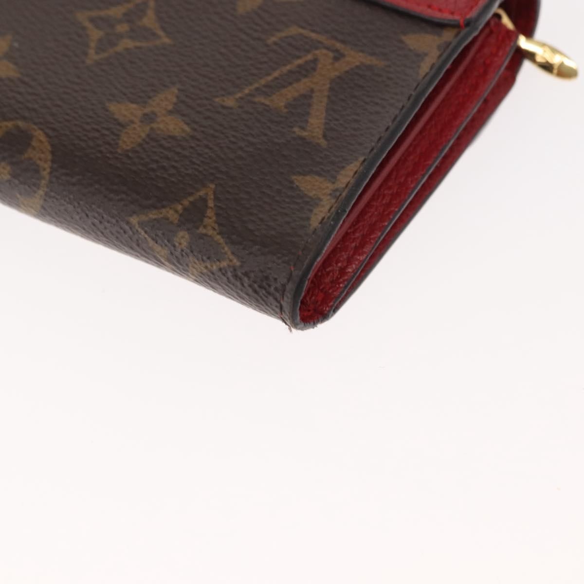 Louis Vuitton LOUIS VUITTON Monogram Noir Portefeuille Purse Compact Wallet M67478 Authentic fm4941