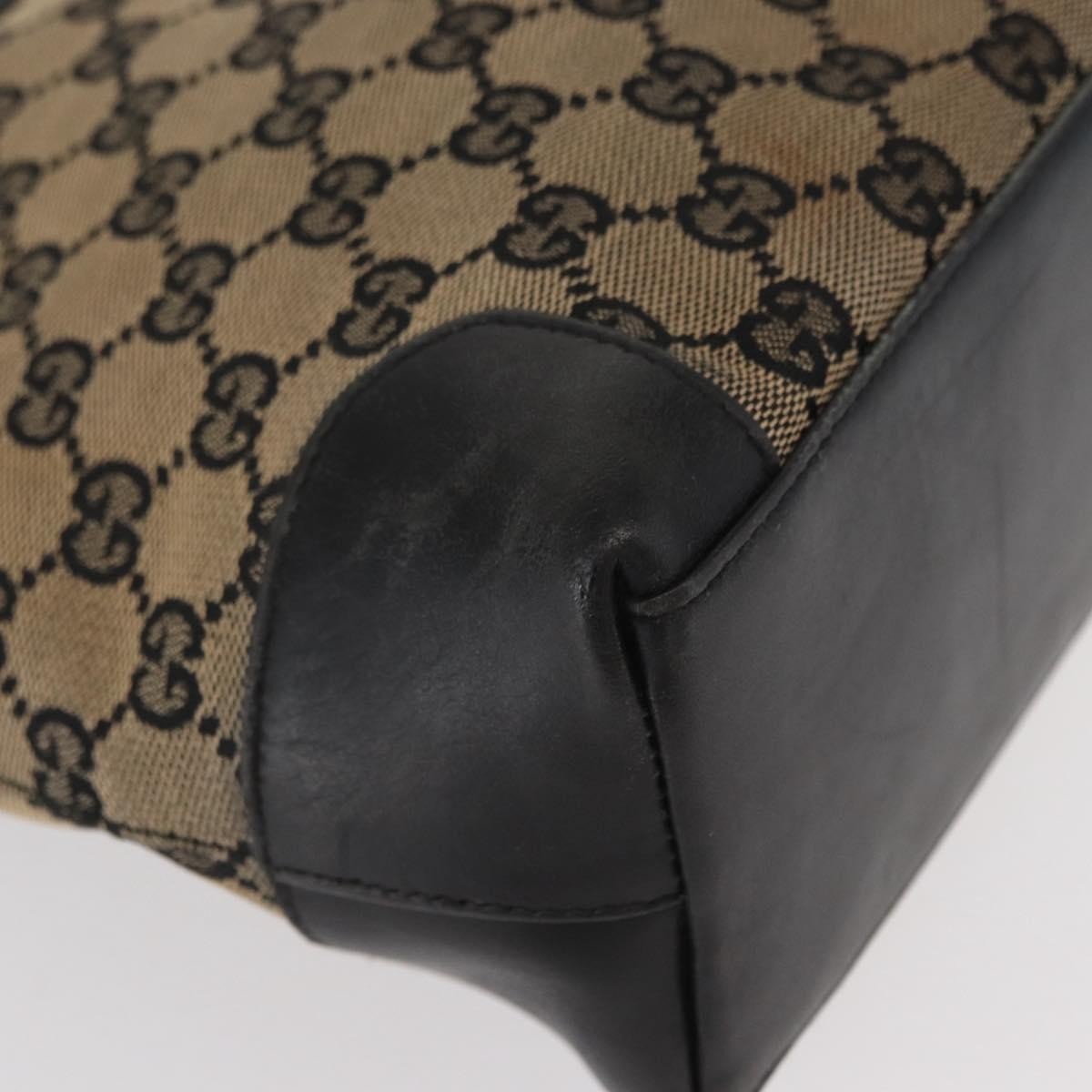 Gucci GUCCI GG Canvas Tote Bag Navy 002 1119 1705 Authentic ep12380