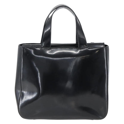 Gucci GUCCI Hand Bag Patent leather Black Silver 000 1013 0504 Authentic ka2334