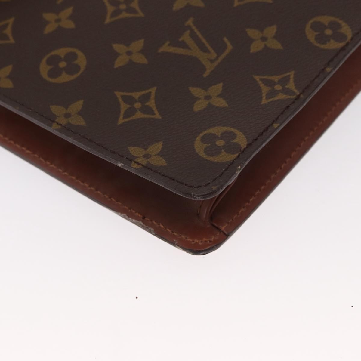 Louis Vuitton LOUIS VUITTON Monogram Porte Documents Bandouliere Bag M53338 LV Authentic 150924