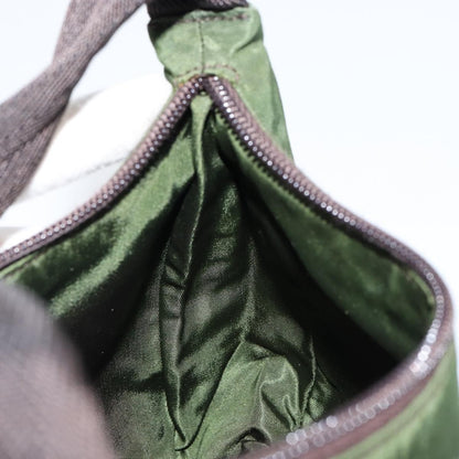 Prada PRADA Hand Bag Nylon Green Authentic 152801