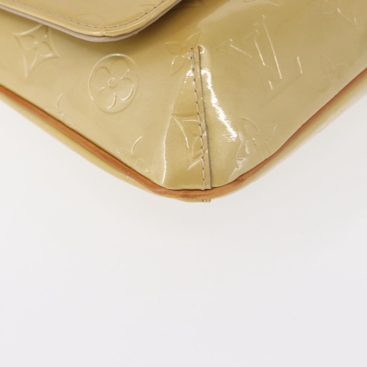 Louis Vuitton LOUIS VUITTON Monogram Vernis Thompson Street Bag Beige M91301 LV Authentic 156991
