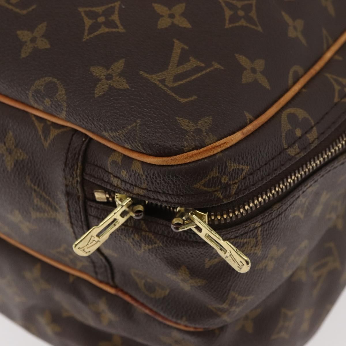 Louis Vuitton LOUIS VUITTON Monogram Alize 24H Boston Bag M41399 LV Authentic 142638