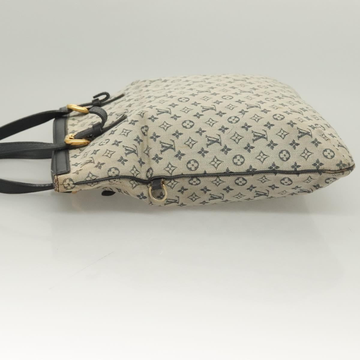 Louis Vuitton LOUIS VUITTON Monogram Mini Fran?oise Tote Bag 2way Blue M92208 LV Authentic 129802