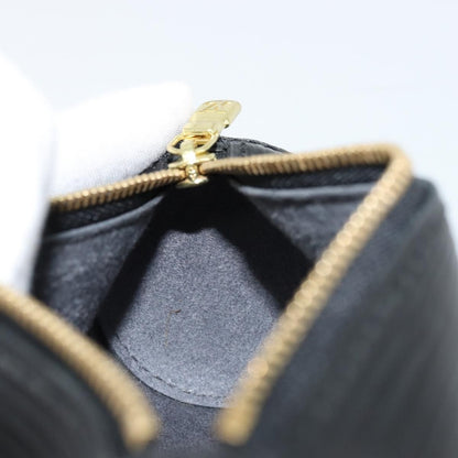 Louis Vuitton LOUIS VUITTON Epi Soufflot Pouch Black LV Authentic BA12311 Bag