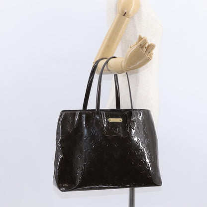 Louis Vuitton LOUIS VUITTON Monogram Vernis Wilshire MM Bag Terre Domble M91440 LV Authentic 150262