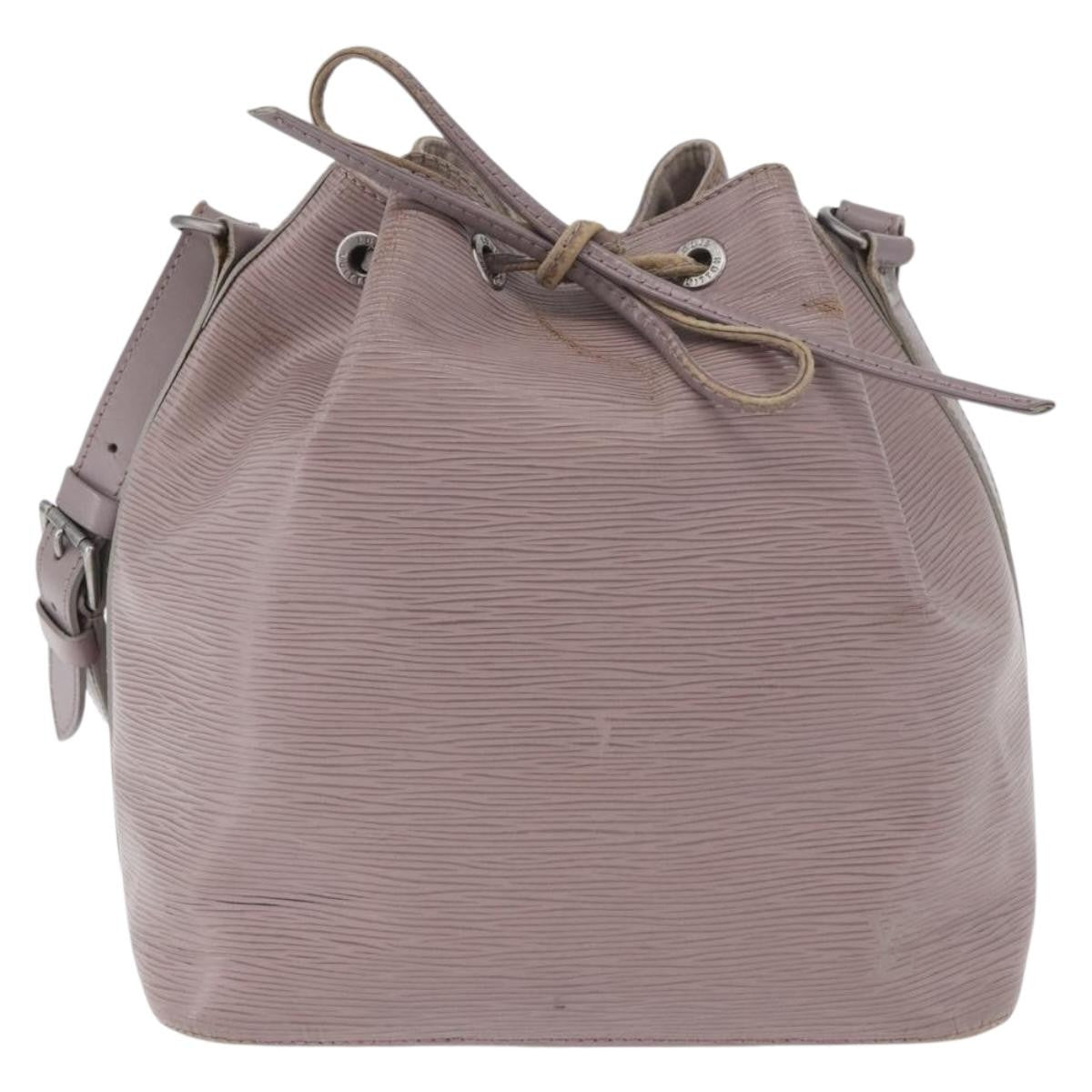 Louis Vuitton LOUIS VUITTON Epi Petit Noe Shoulder Bag Lilac M4410B LV Authentic 179433