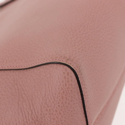 Gucci GUCCI Swing Tote Bag Leather Pink Gold 354408 Authentic am9500