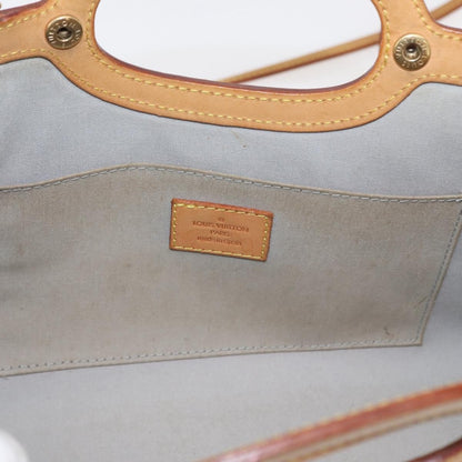Louis Vuitton LOUIS VUITTON Monogram Vernis Roxbury Drive Hand Bag Perle M91374 LV Authentic 156779