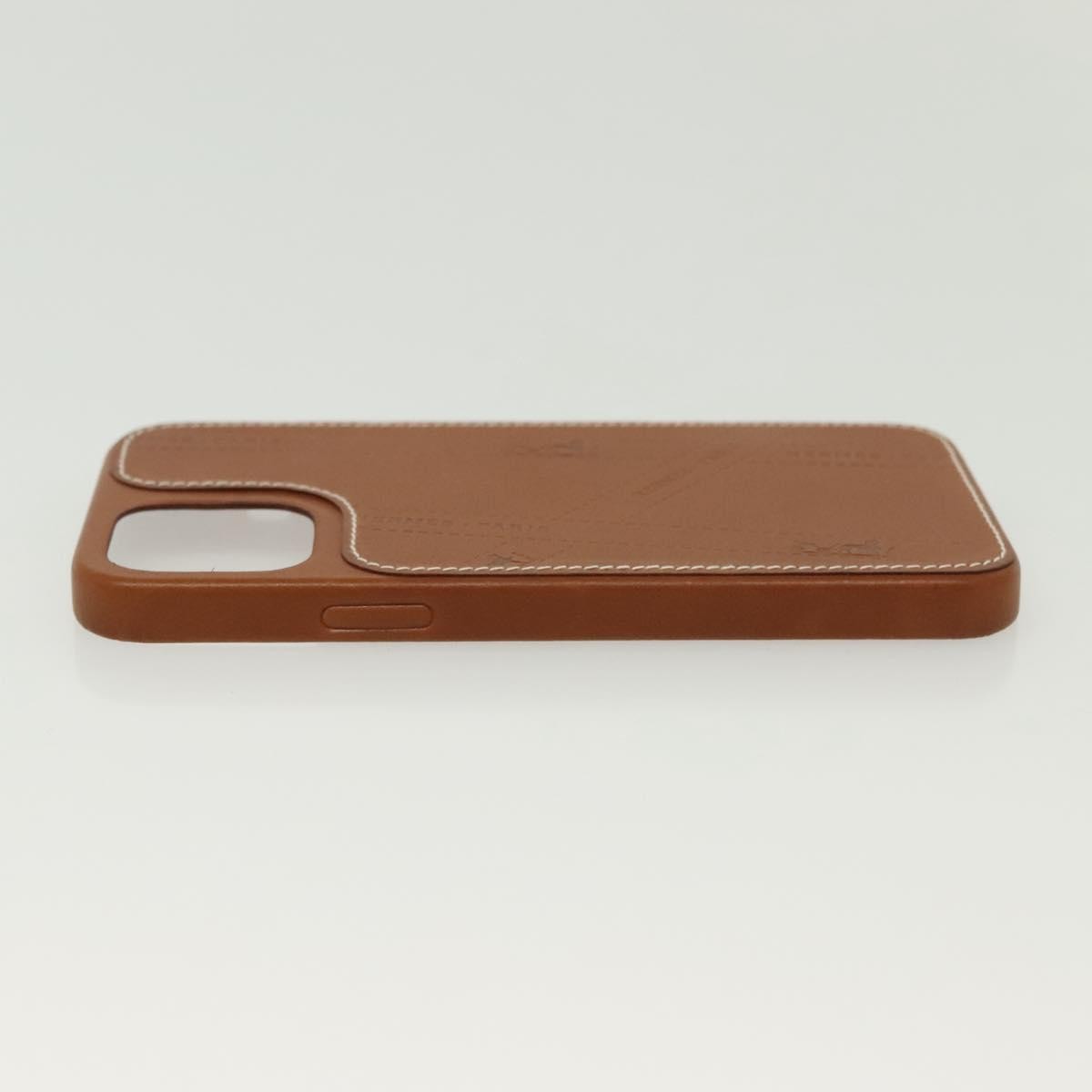 Hermès Hermès HERMES iPhone 12 & 12 Pro Case iPhone Case Leather Brown Authentic BA5561 Bag
