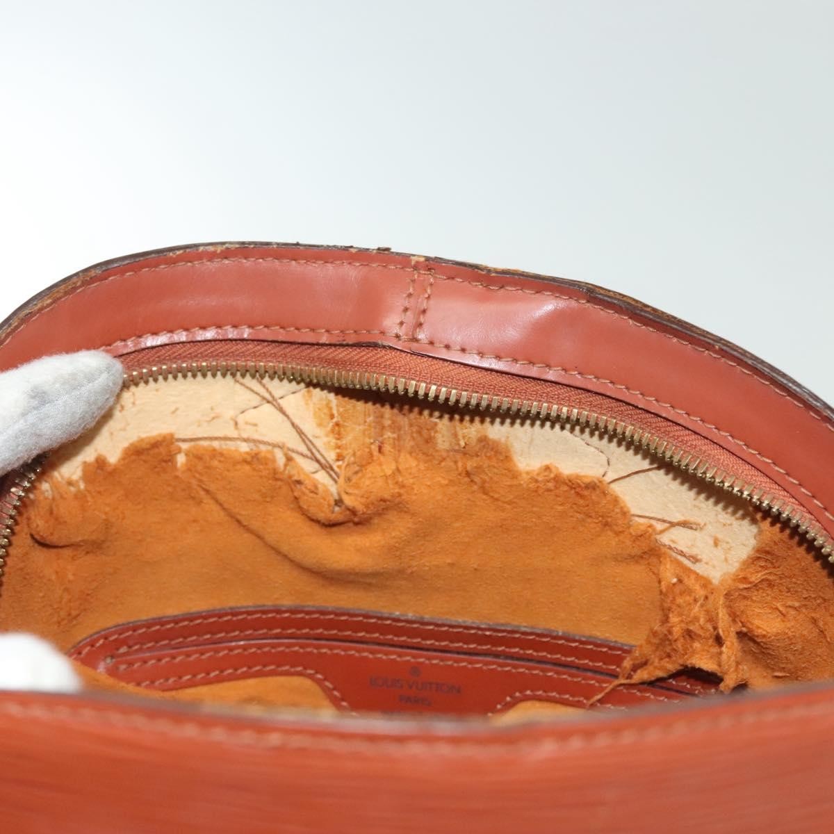 Louis Vuitton LOUIS VUITTON Epi Coblanc Shoulder Bag Brown M52293 LV Authentic BA4973