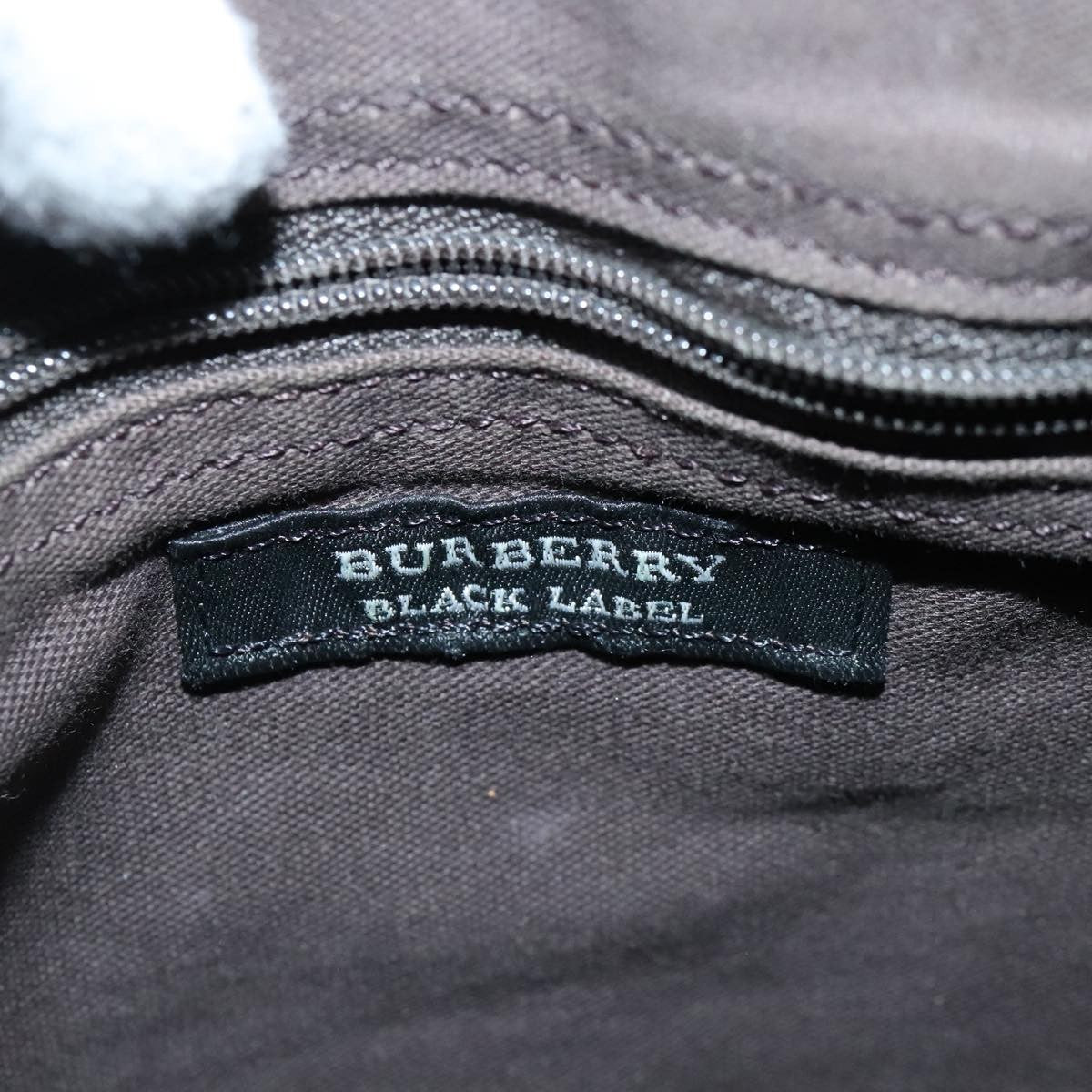 Burberry BURBERRY Shoulder Bag Canvas Beige Authentic ti2263