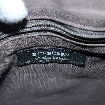 Burberry BURBERRY Shoulder Bag Canvas Beige Authentic ti2263