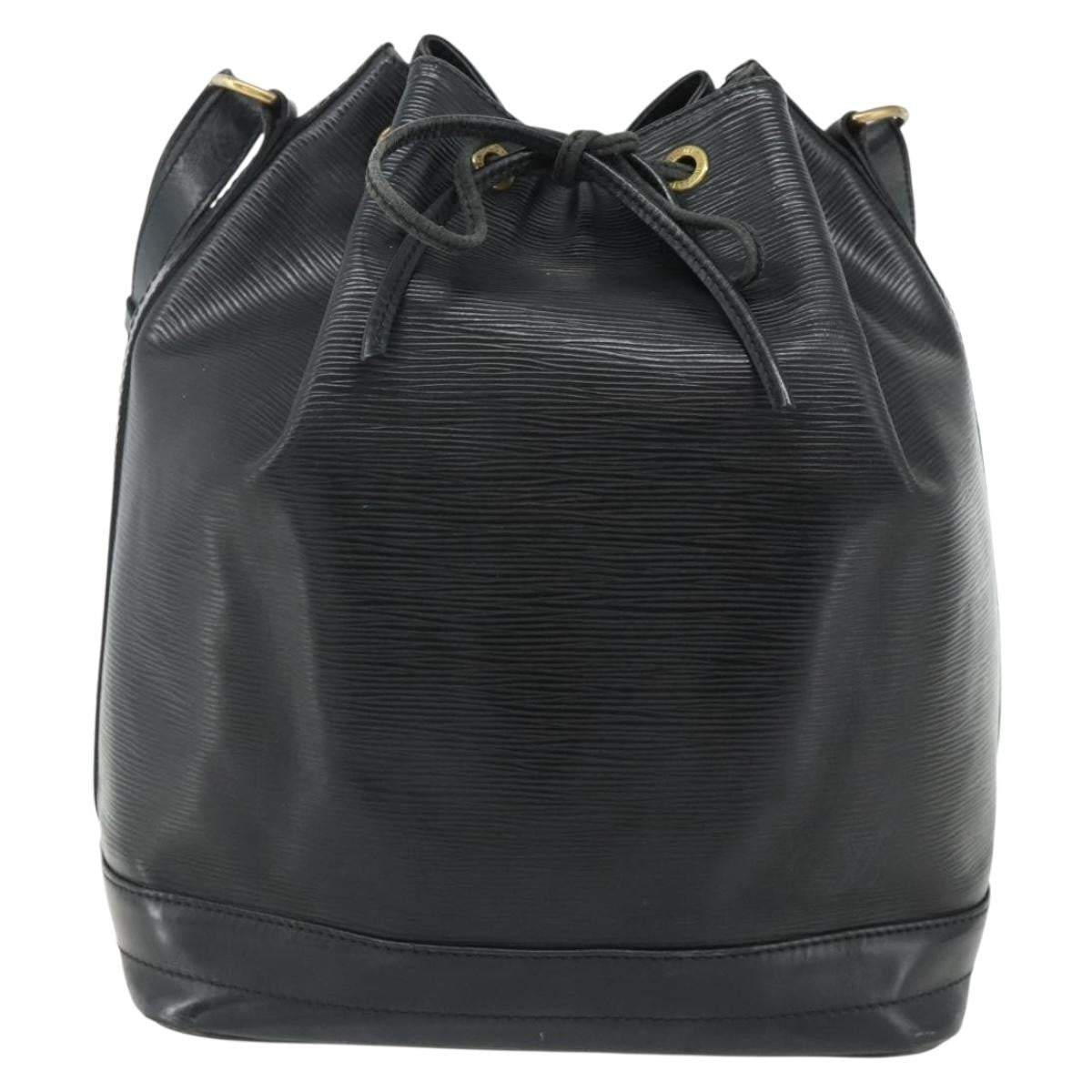 Louis Vuitton LOUIS VUITTON Epi Noe Shoulder Bag Black M44002 LV Authentic ka4110