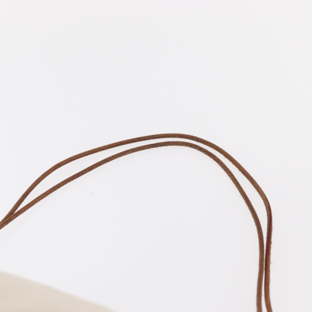 Hermès Hermès HERMES Porochon Mimir GM Shoulder Bag Canvas White Gold Authentic ka758