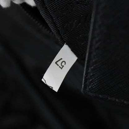 Prada PRADA Trunk Nylon Black Silver Authentic am9650 Bag
