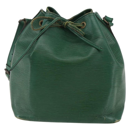 Louis Vuitton LOUIS VUITTON Epi Petit Noe Shoulder Bag Green M44104 LV Authentic 144617