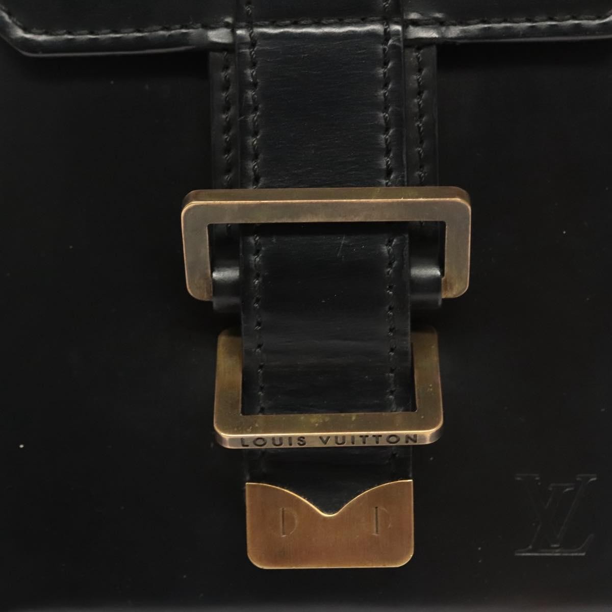 Louis Vuitton LOUIS VUITTON Pister Shoulder Bag Leather Black M92222 LV Authentic bs26496