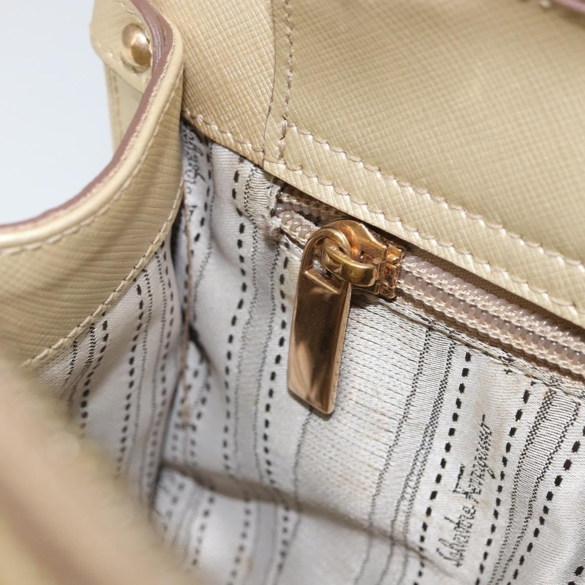 Salvatore Ferragamo Salvatore Ferragamo Gancini Shoulder Bag Leather Gold Authentic 162322