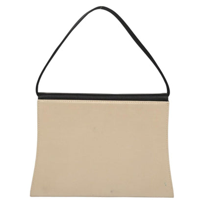 Salvatore Ferragamo Salvatore Ferragamo Vala Hand Bag Satin Beige Gold Authentic BA2675
