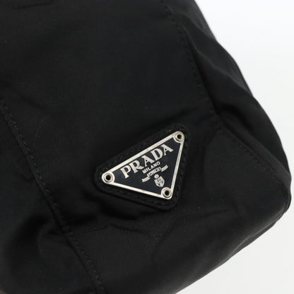 Prada PRADA Chain Shoulder Bag Nylon Black Authentic 170424