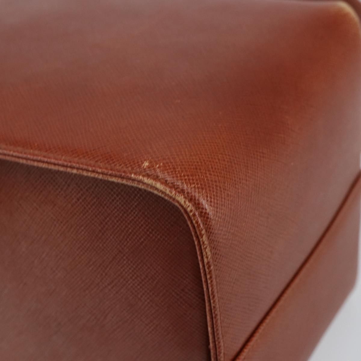Givenchy GIVENCHY Hand Bag Leather Brown Gold Authentic 159082