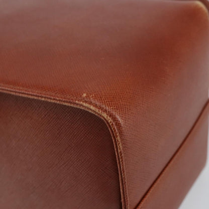 Givenchy GIVENCHY Hand Bag Leather Brown Gold Authentic 159082