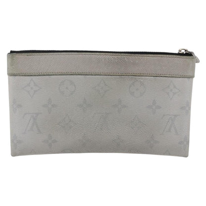 Louis Vuitton LOUIS VUITTON Monogram Taigarama Pochette Discovery PM Gray M30279 Authentic 147372 Bag