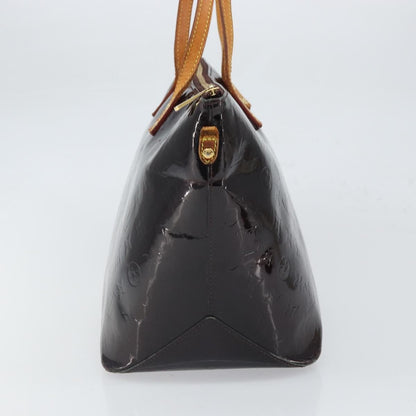 Louis Vuitton LOUIS VUITTON Monogram Vernis Bellevue GM Tote Bag Amarante M93589 Authentic 166294