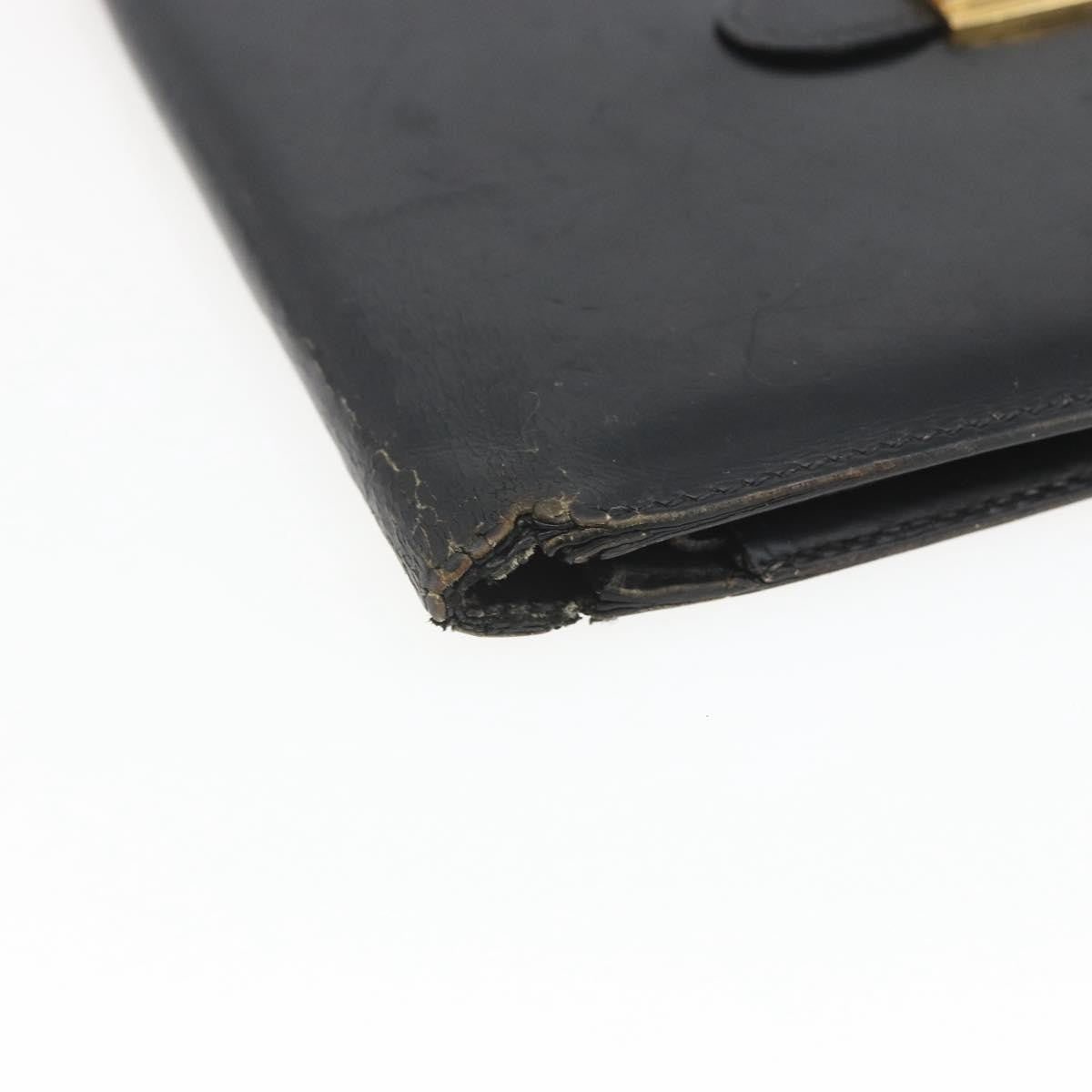 Hermès Hermès HERMES Saumur Diane Wallet Leather Black Authentic bs32957 Bag