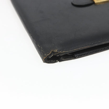 Hermès Hermès HERMES Saumur Diane Wallet Leather Black Authentic bs32957 Bag